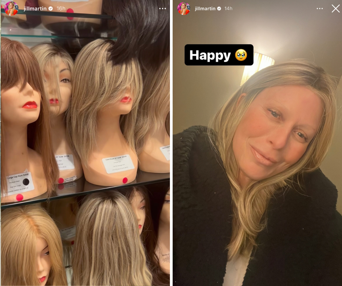 Jill Martin on getting an ‘ambush makeover’ as she tries on wigs after hair loss